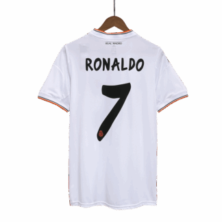 Retro RONALDO #7 2013/14 Real Madrid Home Soccer Jersey