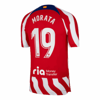 Authentic MORATA #19 Atletico Madrid Home Soccer Jersey 2022/23