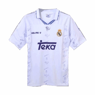 Retro 1994/96 Real Madrid Home Soccer Jersey