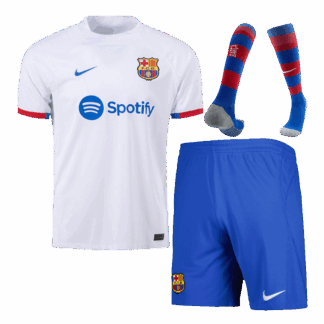 Barcelona Away Soccer Jersey Kit(Jersey+Shorts+Socks) 2023/24