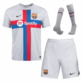 Barcelona Third Away Soccer Jersey Kit(Jersey+Shorts+Socks) 2022/23