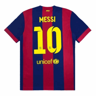 Retro MESSI #10 2014/15 Barcelona Home Soccer Jersey