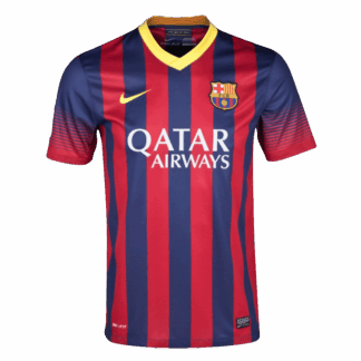 Retro 2013/14 Barcelona Home Soccer Jersey