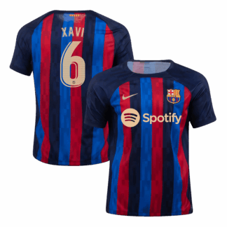 XAVI #6 Barcelona Home Soccer Jersey 2022/23