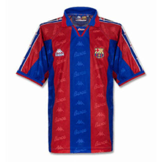 Retro 1996/97 Barcelona Home Soccer Jersey