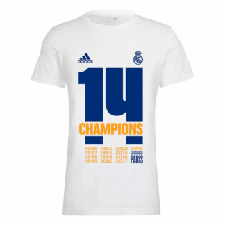 Men’s Real Madrid UCL Champions 14 T-Shirt – White
