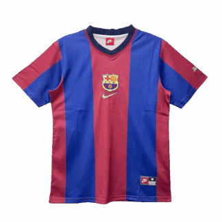Retro 1998/99 Barcelona Home Soccer Jersey
