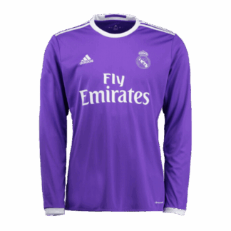 Retro 2016/17 Real Madrid Away Long Sleeve Soccer Jersey