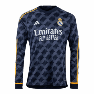 Real Madrid Away Long Sleeve Soccer Jersey 2023/24