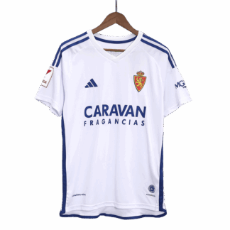 Real Zaragoza Home Soccer Jersey 2023/24