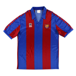 Retro 1992 Barcelona Home Soccer Jersey