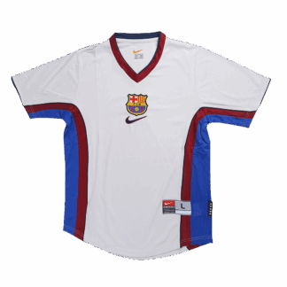 Retro 1998/99 Barcelona Away Soccer Jersey