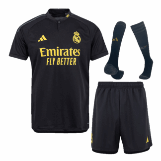 Real Madrid Third Away Soccer Jersey Kit(Jersey+Shorts+Socks) 2023/24