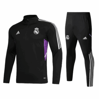 Kid’s Real Madrid Zipper Sweatshirt Kit(Top+Pants) 2022/23