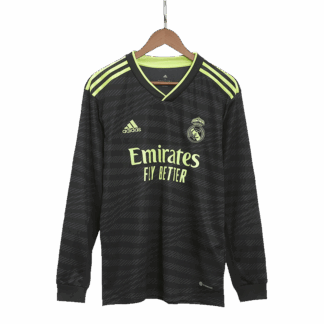 Real Madrid Third Away Long Sleeve Soccer Jersey 2022/23