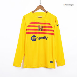 Barcelona Fourth Away Long Sleeve Soccer Jersey 2022/23