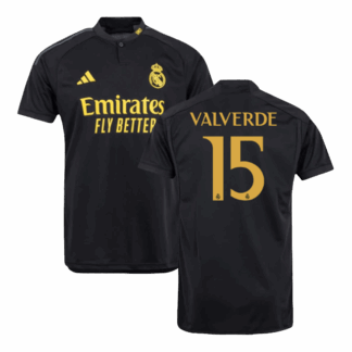 VALVERDE #15 Real Madrid Third Away Soccer Jersey 2023/24