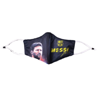 Barcelona Soccer Face Mask – Black