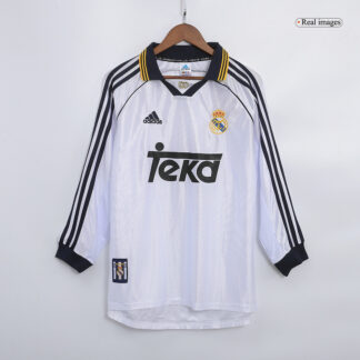 Retro 1999/00 Real Madrid Long Sleeve Soccer Jersey