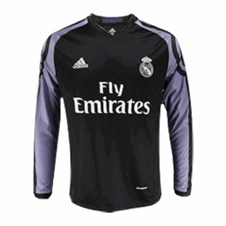 Retro 2016/17 Real Madrid Third Away Long Sleeve Soccer Jersey