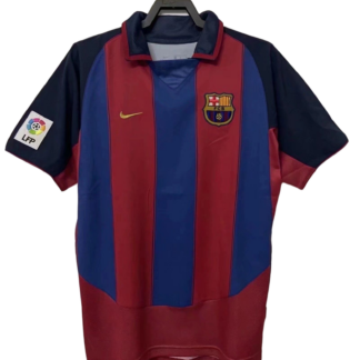 Retro 2003/04 Barcelona Home Soccer Jersey