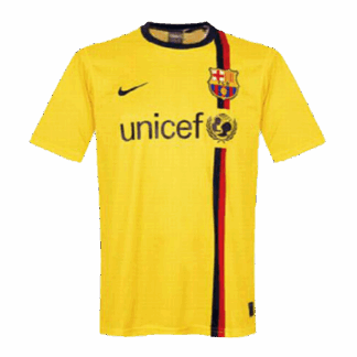Retro 2008/09 Barcelona Away Soccer Jersey