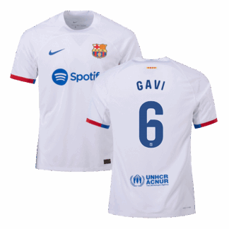 Authentic GAVI #6 Barcelona Away Soccer Jersey 2023/24