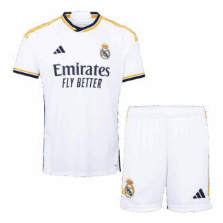 Real Madrid Home Soccer Jersey Kit(Jersey+Shorts) 2023/24