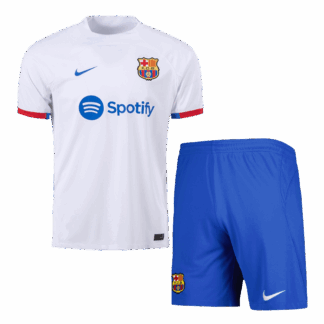Barcelona Away Soccer Jersey Kit(Jersey+Shorts) 2023/24