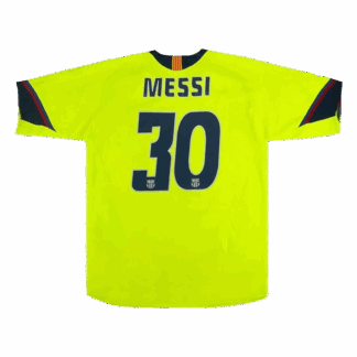 Retro MESSI #30 2005/06 Barcelona Away Soccer Jersey