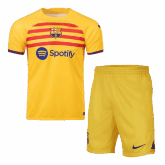 Barcelona Fourth Away Soccer Jersey Kit(Jersey+Shorts) 2022/23