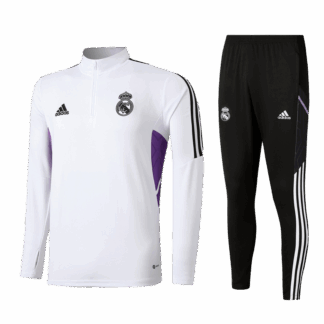 Kid’s Real Madrid Zipper Sweatshirt Kit(Top+Pants) 2022/23