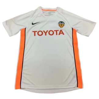 Retro 2006 Valencia Home Soccer Jersey